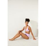 Penti Basic Deep V Model Lila Bikini Üstü - 34