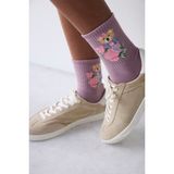 Penti Bear Flower Koyu Mor Soket Çorap - Standart - Kırmızı