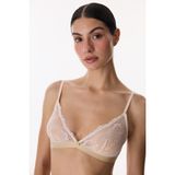 Penti Bej Üçgen Lace Dantel Sütyen - 80B