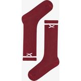Penti Bordo Collage Bowtie Çizgili Pamuklu Pantolon Çorap - 36 - 40 - Kırmızı
