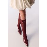 Penti Bordo Diamond Ribbon Pantolon Çorap