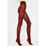 Penti Bordo Pamuklu Külotlu Çorap-licious - Kırmızı - 4