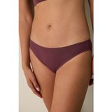 Penti Bordo Pointel Lazer Kesim İz Yapmayan Normal Bel Slip Külot