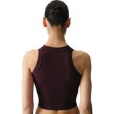 Penti Bordo Seamless Dikişsiz Halter Yaka Askılı Atlet - S - M