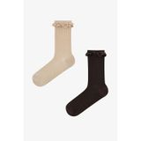 Penti Chic Lace 2li Soket Çorap