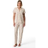 Penti Çiçekli Bliss Kısa Kollu Gömlek Pantolon Pijama Takımı - Çok Renkli