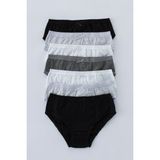 Penti Çok Renkli Kız Çocuk Monochrome 7li Slip Külot - 5 - 6 Yaş