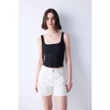 Penti Corset Look Siyah Crop Top - XS