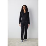 Penti Dark Sky Siyah Gömlek Pantolon Pijama Takımı