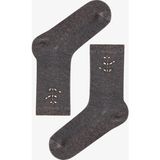 Penti Duman Floral Stone Pamuklu Soket Çorap - 36 - 40 - Gri