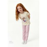 Penti Ekru Kız Çocuk Gabby’s Dollhouse Pamuklu Pijama Takımı