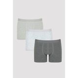 Penti Erkek Basic Gri 3'lü Boxer - Renkli