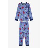 Penti Erkek Çocuk Lila Dragon Repeat Pamuklu Uzun Kollu Pijama Takımı