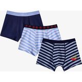 Penti Erkek Çocuk Mavi Çizgili 2'li Boxer - Açık Mavi - 7 - 8 Yaş