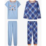 Penti Erkek Çocuk Mavi Sevimli Tiger 2'li Pijama Takımı - 7 - 8 Yaş