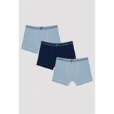 Penti Erkek Çocuk Mavi Tonlu 3lü Boxer - 8 - 9 Yaş