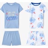 Penti Erkek Çocuk Pufferfish Pamuklu 2li Pijama Takımı - Renkli - 4 - 5 Yaş