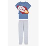 Penti Erkek Çocuk Rocket Çok Renkli Pijama Takımı