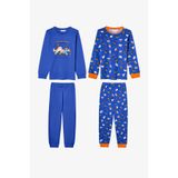 Penti Erkek Çocuk Saks Paws&play Pamuklu Uzun Kollu 2'li Pijama Takımı