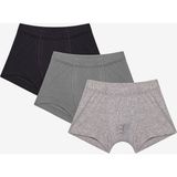 Penti Erkek Çocuk Siyah Solid 3lü Çok Renkli Boxer - 3 - 4 Yaş