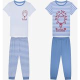 Penti Erkek Çocuk Space Boy 2li Çok Renkli Pijama Takımı - 7 - 8 Yaş