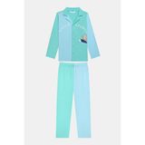 Penti Erkek Çocuk Water Sport Kırık Beyaz Gömlek Pijama Takımı - 3 - 4 Yaş