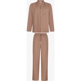 Penti Erkek Kahverengi Brew Çizgili Uzun Kollu Pijama Takımı - Çok Renkli