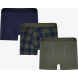 Penti Erkek Kareli Ekoseli 3'lü Boxer - XL - Renkli