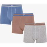 Penti Erkek Neutral 3'lü Boxer - Çok Renkli - XL