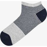 Penti Erkek Renkli Stripe Fade Dokuma Patik Çorap 3'lü Set Çok Renkli Çizgili Tasarım - 39 - 42