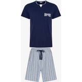 Penti Erkek Sailor Çizgili Kısa Kollu Pijama Takımı - Çok Renkli