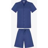 Penti Erkek Tide Lounge Kısa Kollu Gömlek Pantolon Pijama Takımı - Çok Renkli