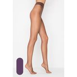 Penti Fit 15 Parlak Ince Külotlu Çorap - Shıny Thın Pantyhose - XL - Mürdüm