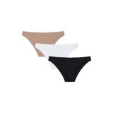 Penti Fresh 3lü Pamuklu Çok Renkli Slip Külot, XL, PLFRES3S12IY-GSB, Ten, kadın