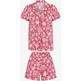 Penti Gül Kurusu Ciao Gömlek Çiçekli Kısa Kollu Şort Pijama Takımı
