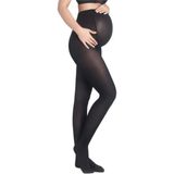 Penti Hamile 40 Siyah Külotlu Çorap Konforlu Anatomik Karın Paneli ile Opak ve Mat - 3