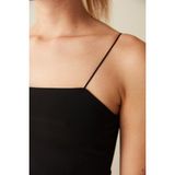 Penti İnce Askılı Siyah New Cami Atlet - XS