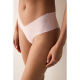 Penti Invisible Lazer Kesim Dantel V Shape Gül Kurusu Pembe Hipster Külot
