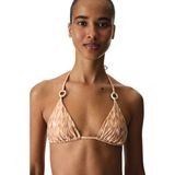 Penti Kacie Üçgen Zigzag Desenli Bikini Üstü - 38 - Çok Renkli