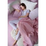 Penti Kadın Pijama Takımı, Lila Gingham Desen, Kısa Kollu, S Beden