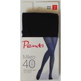 Penti Kadın Siyah 1"adet Mikro 40 Den Orta Kalın Külotlu Çorap - 2XL