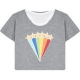 Penti Kırık Beyaz Kız Çocuk Rainbow Double Tişört - 13 - 14 Yaş