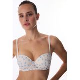 Penti Kırık Beyaz Pop Up Destekli Floral Lace Dantel Sütyen - 80B