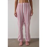 Penti Kırmızı Good Mood Pamuklu Çizgili Pijama Altı - XL