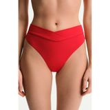 Penti Kırmızı V Kesim Orta Bel Bikini Altı - 42