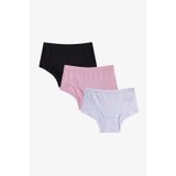 Penti Kız Çocuk Basic Çok Renkli 3lü Hipster Külot Pl81837q23sk-mıx Çok Renkli