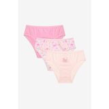 Penti Kız Çocuk Cute Meow 3lü Çok Renkli Slip Külot