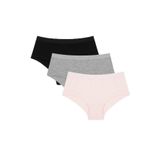 Penti Kız Çocuk Dark Basic 3lü Pack Slip Külot, 8-9 Yaş, PLSZ4I1822IY-MIX, Çok Renkli, kız-çocuk