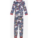 Penti Kız Çocuk Dark Forest Mavi Pijama Takımı - 6 - 7 Yaş