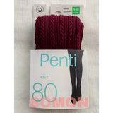 Penti Kız Çocuk Desenli Külotlu Çorap ( Çocuk Kilotlu Çorap ) - 9 - 10 Yaş - Bordo